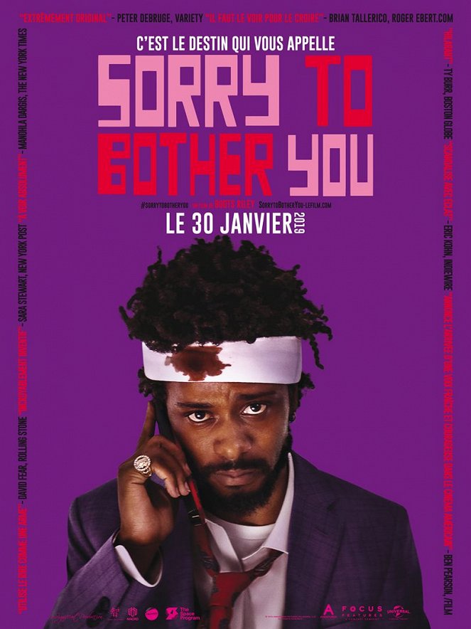 Sorry To Bother You - Affiches