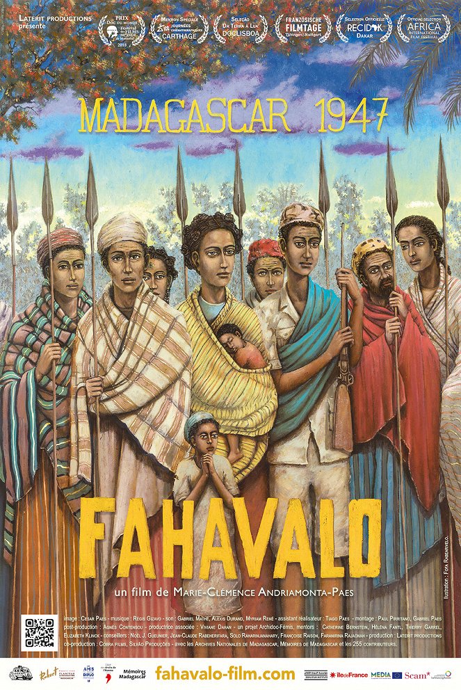 Fahavalo, Madagascar 1947 - Plakate