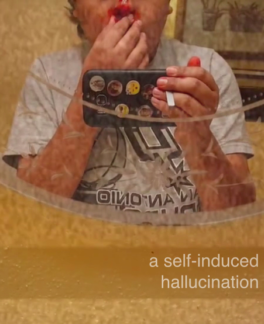 A Self-Induced Hallucination - Plakate