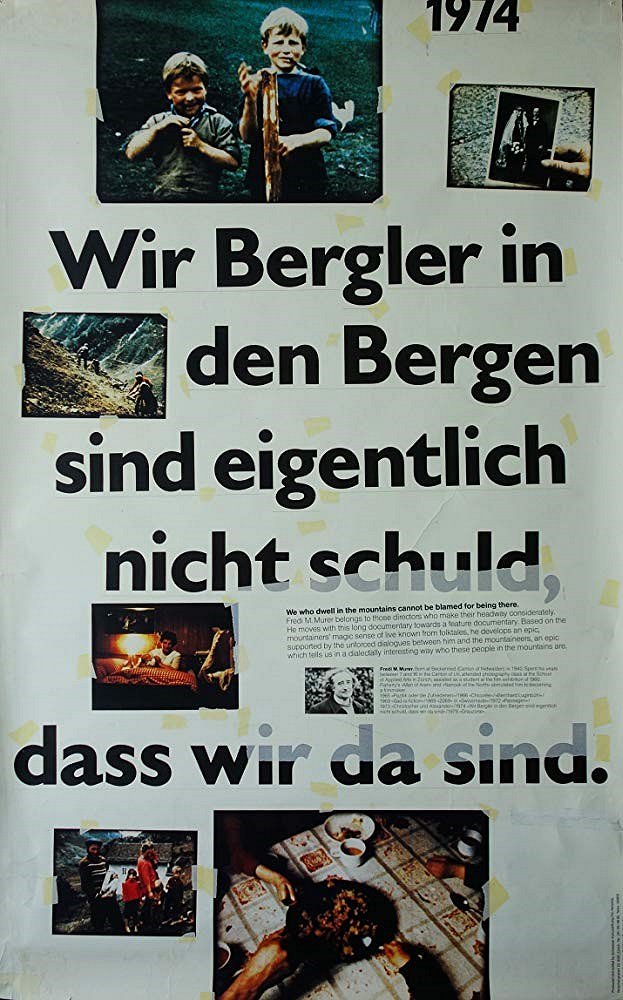 Wir Bergler in den Bergen sind eigentlich nicht schuld, dass wir da sind - Posters