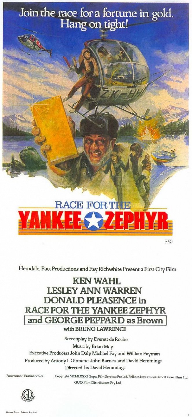 Race for the Yankee Zephyr - Plakaty