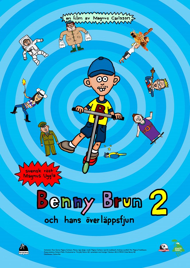 Benny Brun och hans överläppsfjun 2 - Plakátok