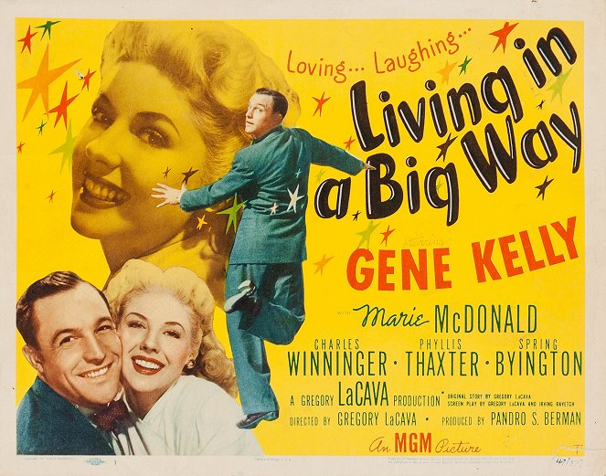 Living in a Big Way - Affiches