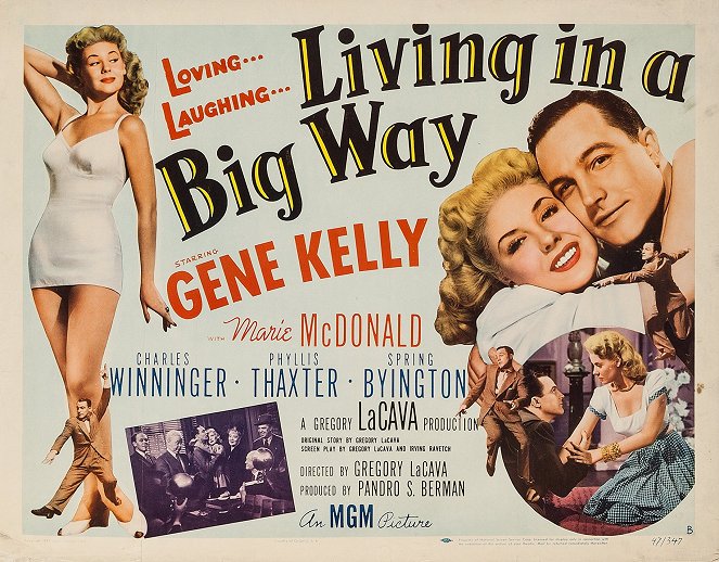 Living in a Big Way - Plakate