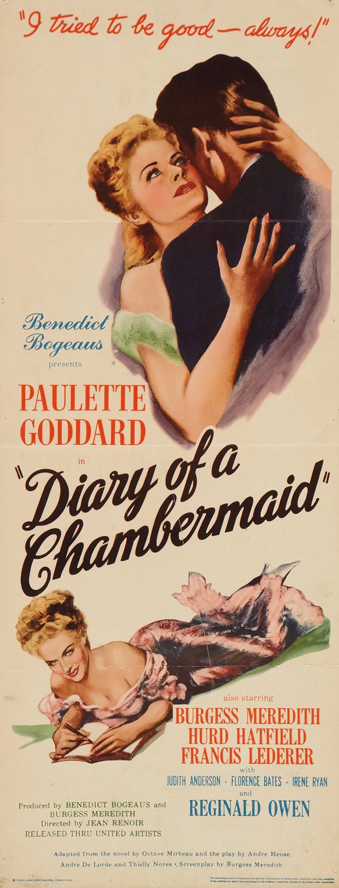 The Diary of a Chambermaid - Plakate