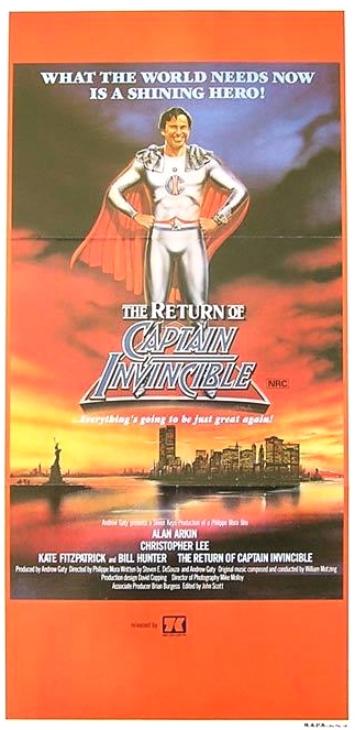 The Return of Captain Invincible - Affiches