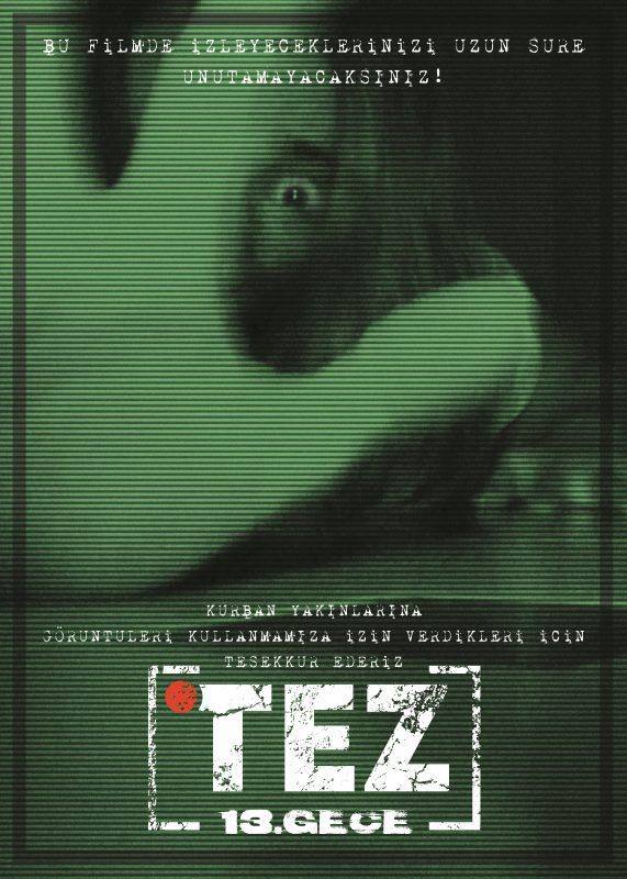 Tez: 13. Gece - Carteles