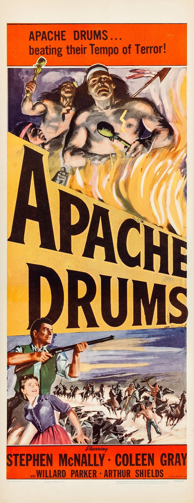 Apache Drums - Plakátok