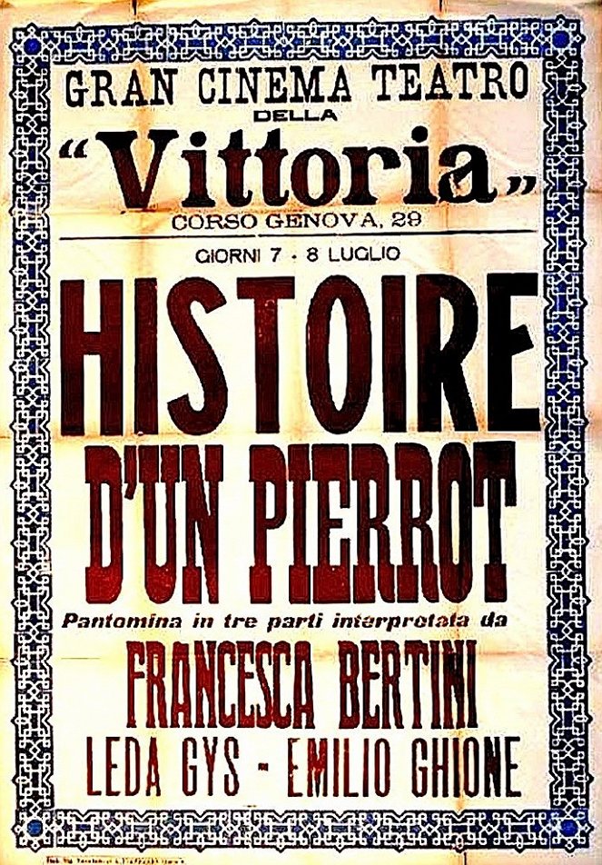 L'Histoire d'un Pierrot - Plagáty