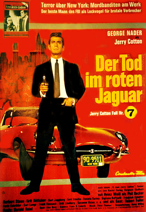 Smrt v červeném jaguáru - Plakáty