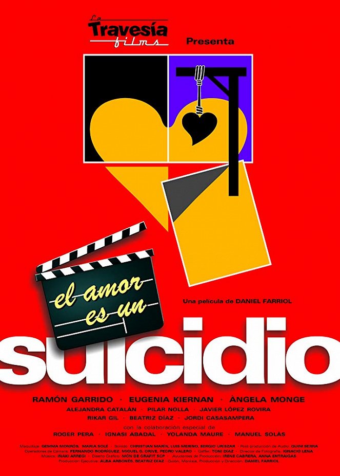 El amor es un suicidio - Cartazes