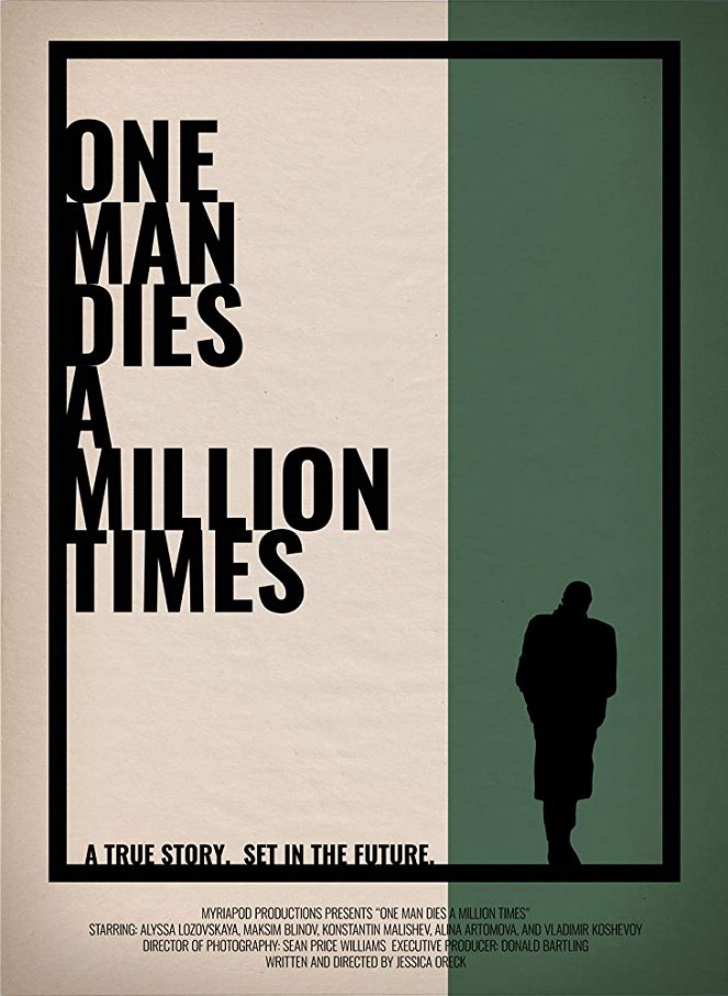 One Man Dies a Million Times - Plakáty