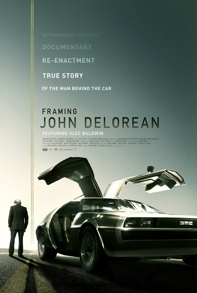 Szaleńczy wyścig Johna DeLoreana - Plakaty