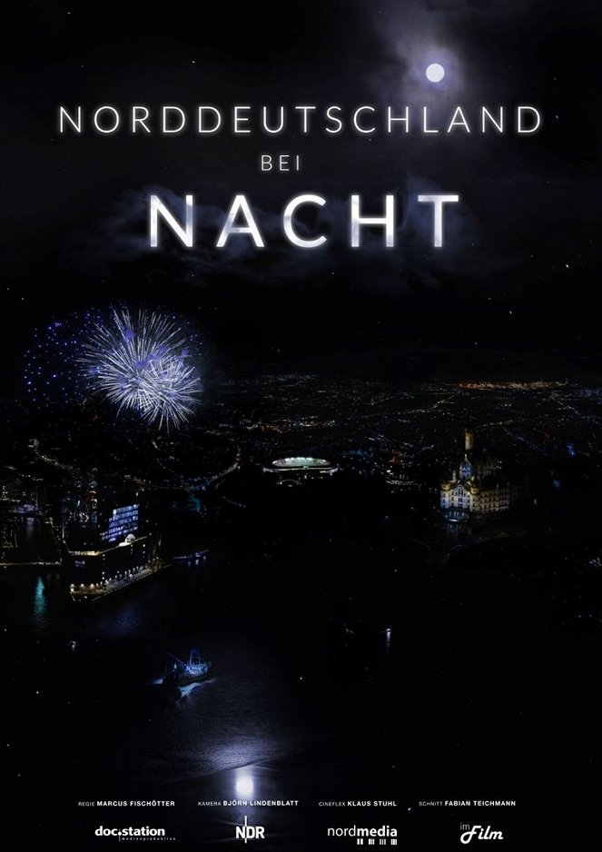 Norddeutschland bei Nacht - Posters