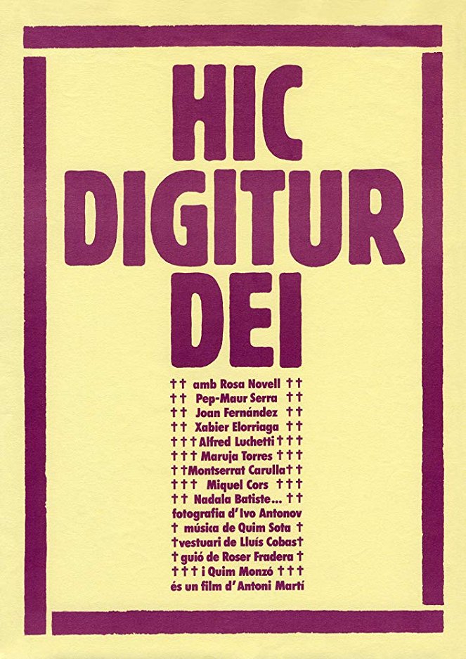 Hic Digitur Dei - Plakate