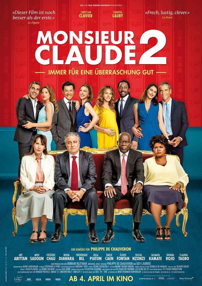 Monsieur Claude 2 - Plakate