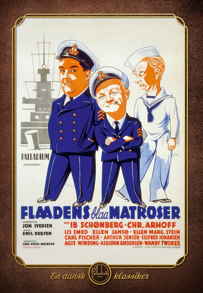 Flådens blå matroser - Plakáty