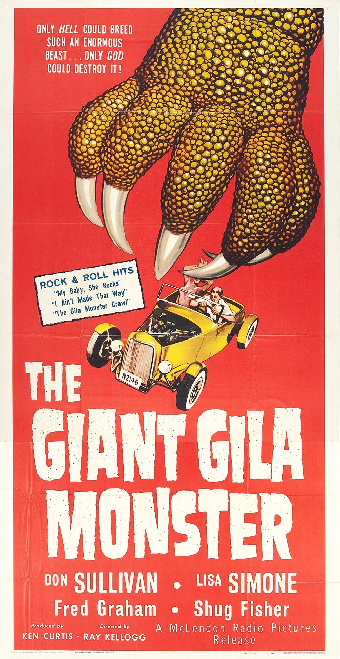 The Giant Gila Monster - Julisteet