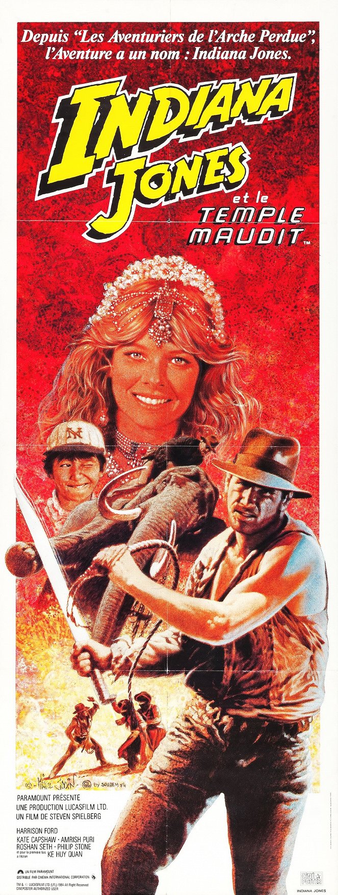 Indiana Jones et le Temple maudit - Affiches