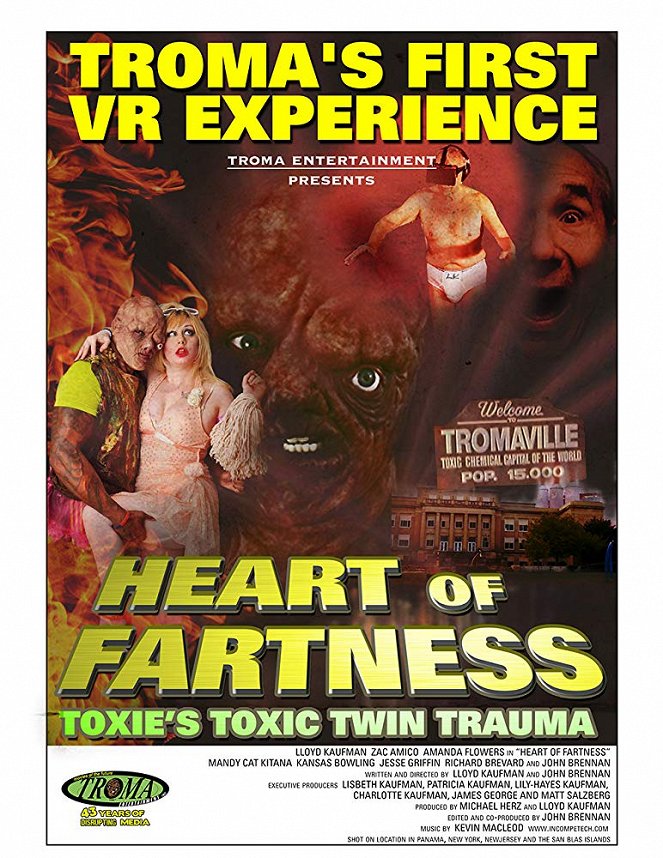 Heart of Fartness: Troma's First VR Experience Starring the Toxic Avenger - Plakáty