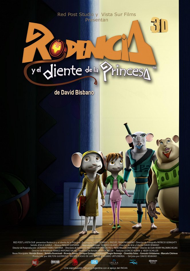Rodencia und der Zahn der Prinzessin - Plakate