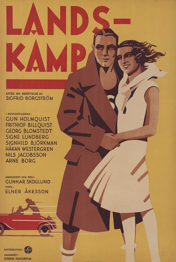Landskamp - Plakate