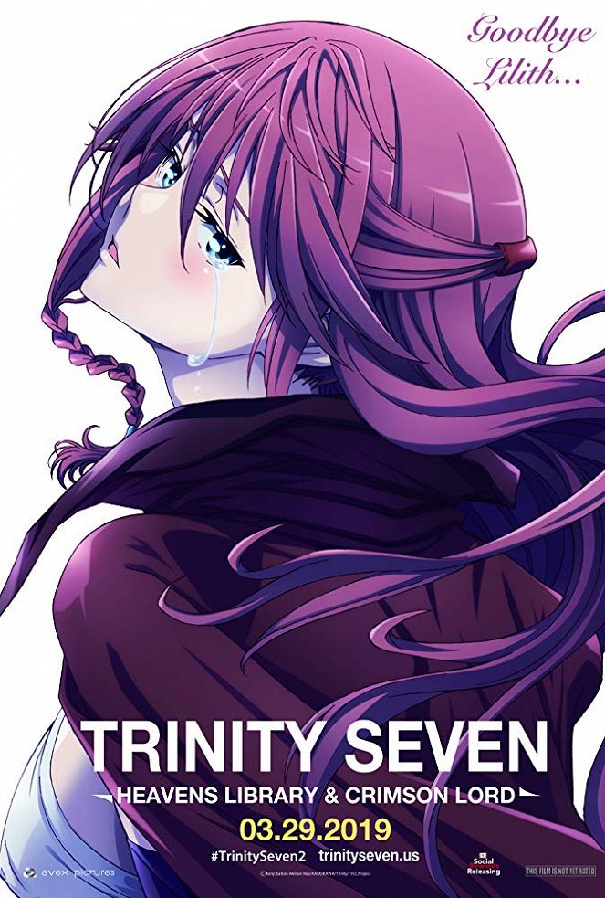 Trinity Seven: Heavens Library & Crimson Lord - Carteles