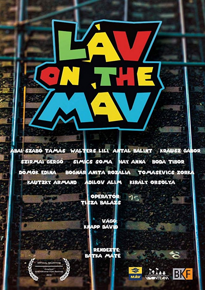 Láv on the MÁV - Plakate