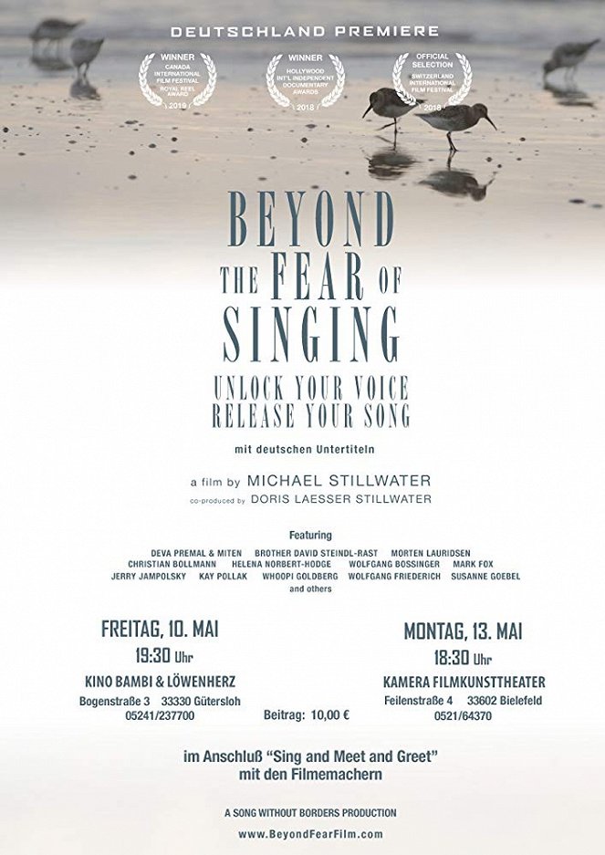Beyond the Fear of Singing - Posters