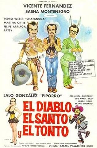 El diablo, el santo y el tonto - Posters