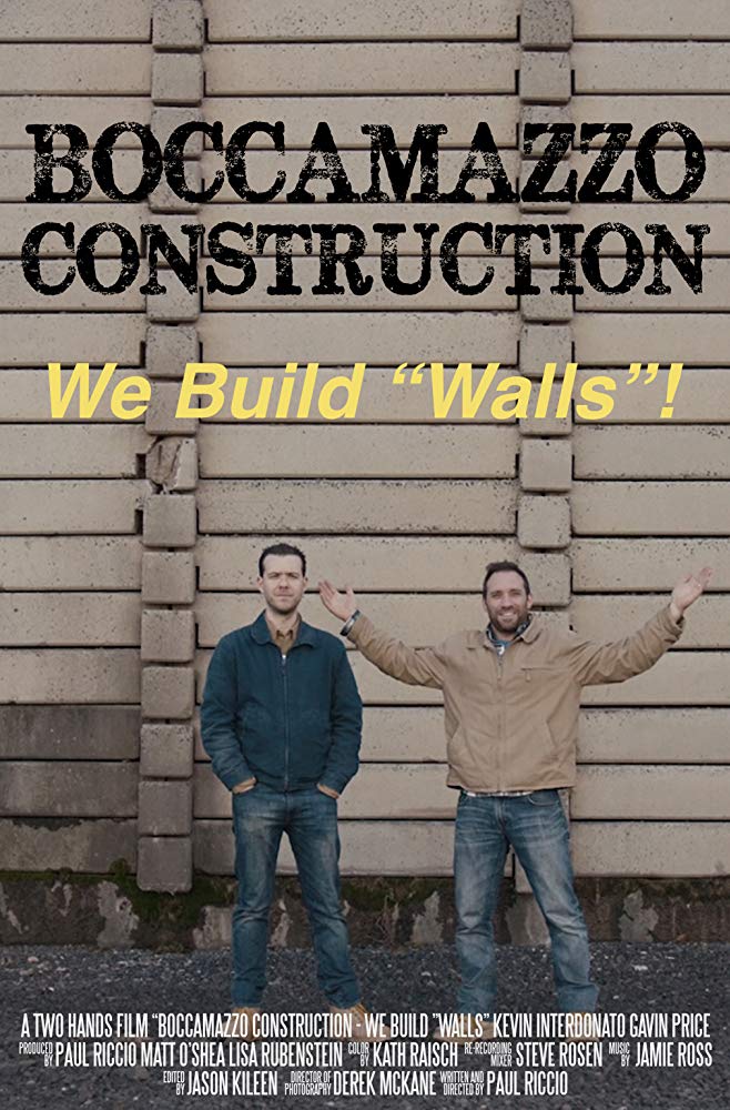 Boccamazzo Construction - We Build Walls! - Plakaty