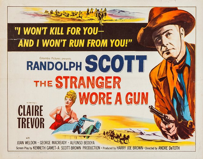 The Stranger Wore a Gun - Posters