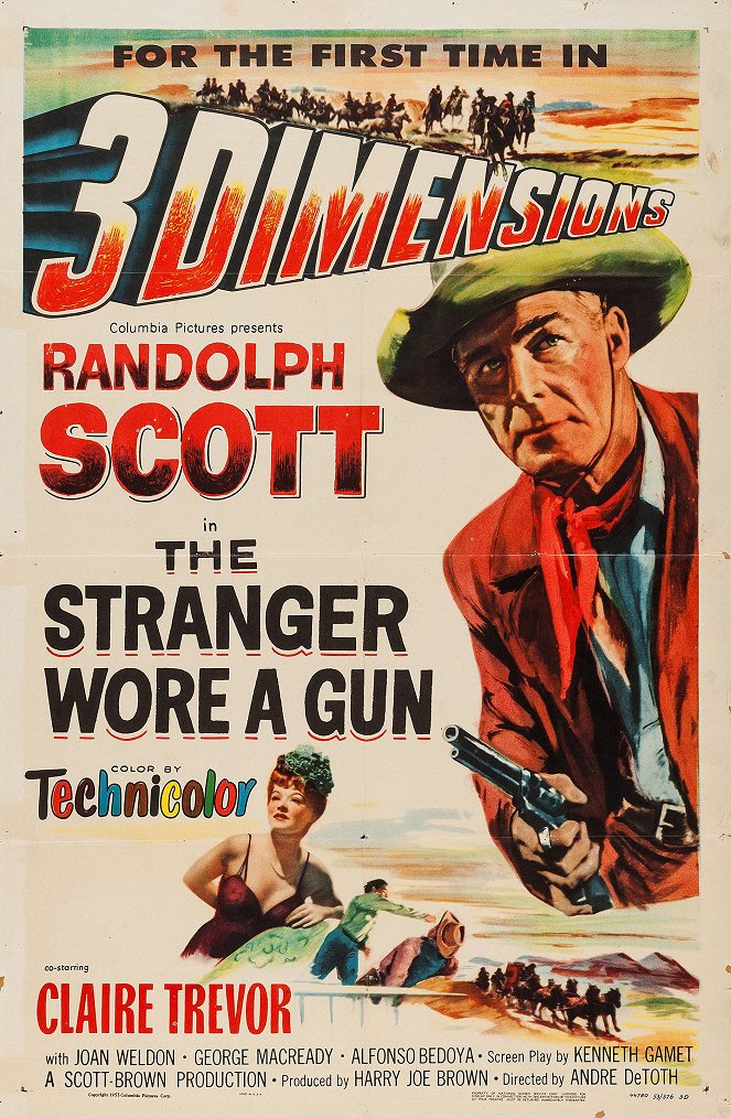 The Stranger Wore a Gun - Plakátok