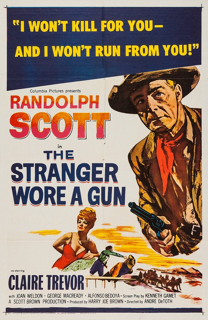 The Stranger Wore a Gun - Posters