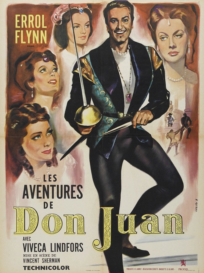 Adventures of Don Juan - Affiches