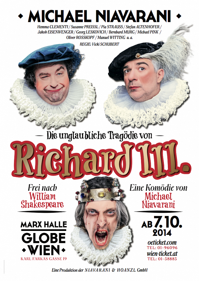 Die unglaubliche Tragödie von Richard III. - Carteles