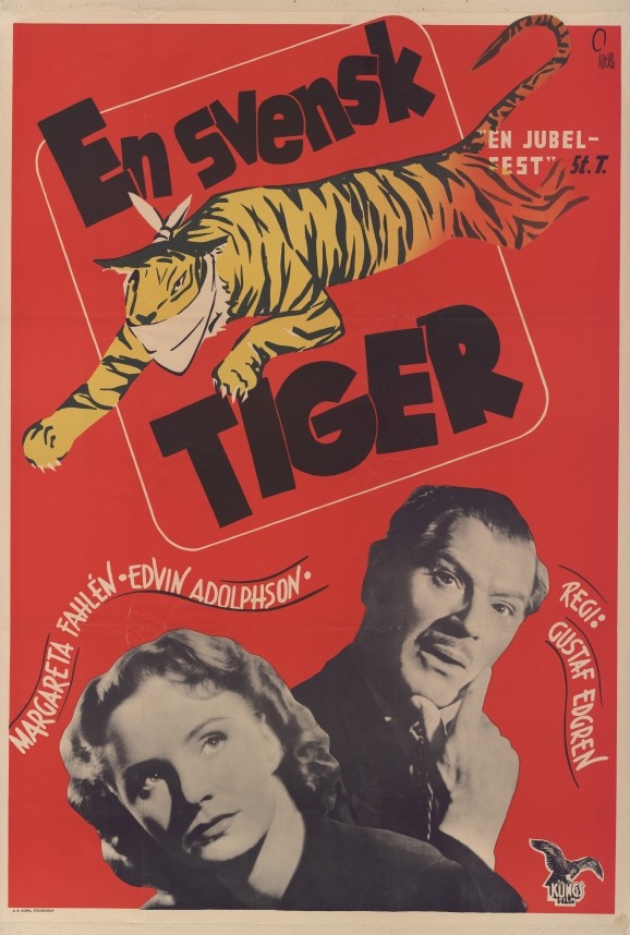 En svensk Tiger - Posters