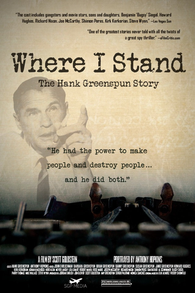 Where I Stand: The Hank Greenspun Story - Carteles
