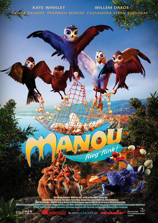 Manou – flieg‘ flink! - Plakate
