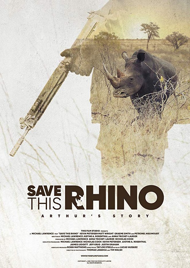 Save This Rhino - Plakaty