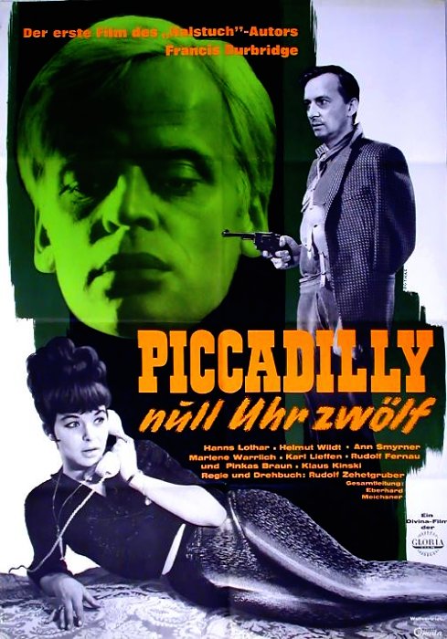 Piccadilly null Uhr zwölf - Plakaty