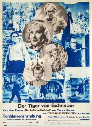 Der Tiger von Eschnapur - Plakaty
