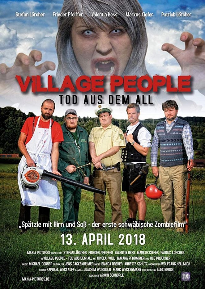 Village People - Tod aus dem All - Plakaty