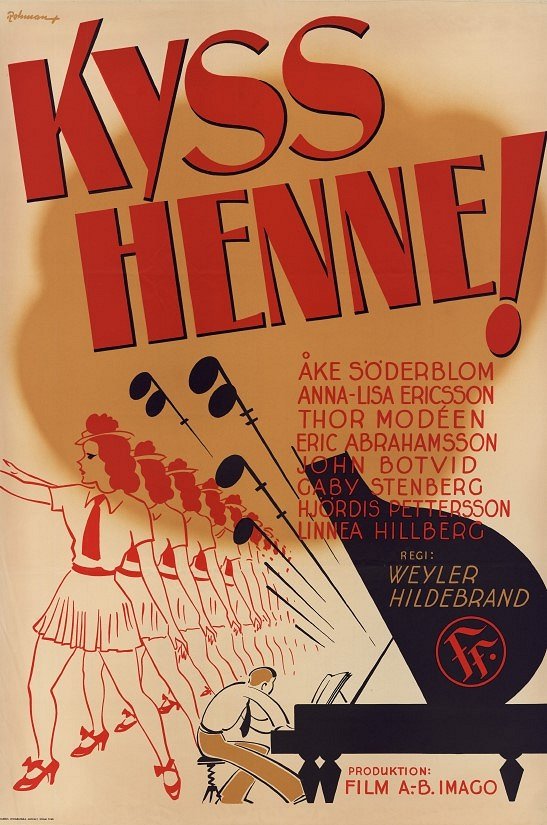 Kyss henne! - Posters