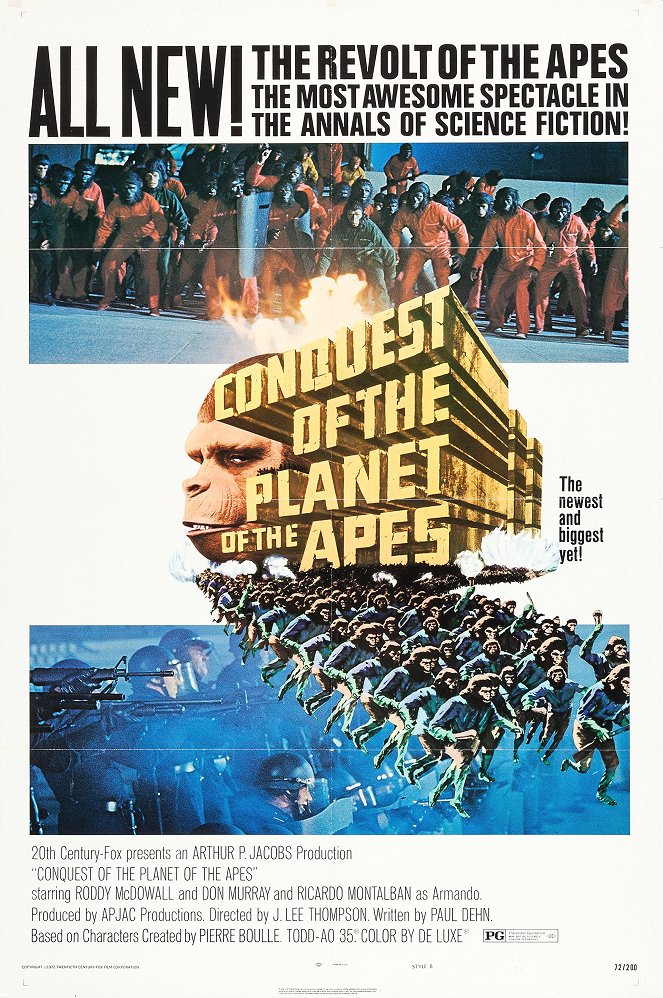 Conquest of the Planet of the Apes - Affiches