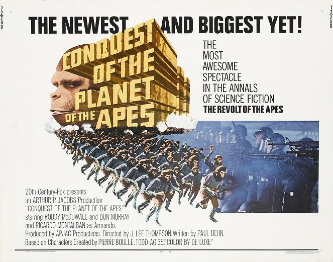 Conquest of the Planet of the Apes - Cartazes