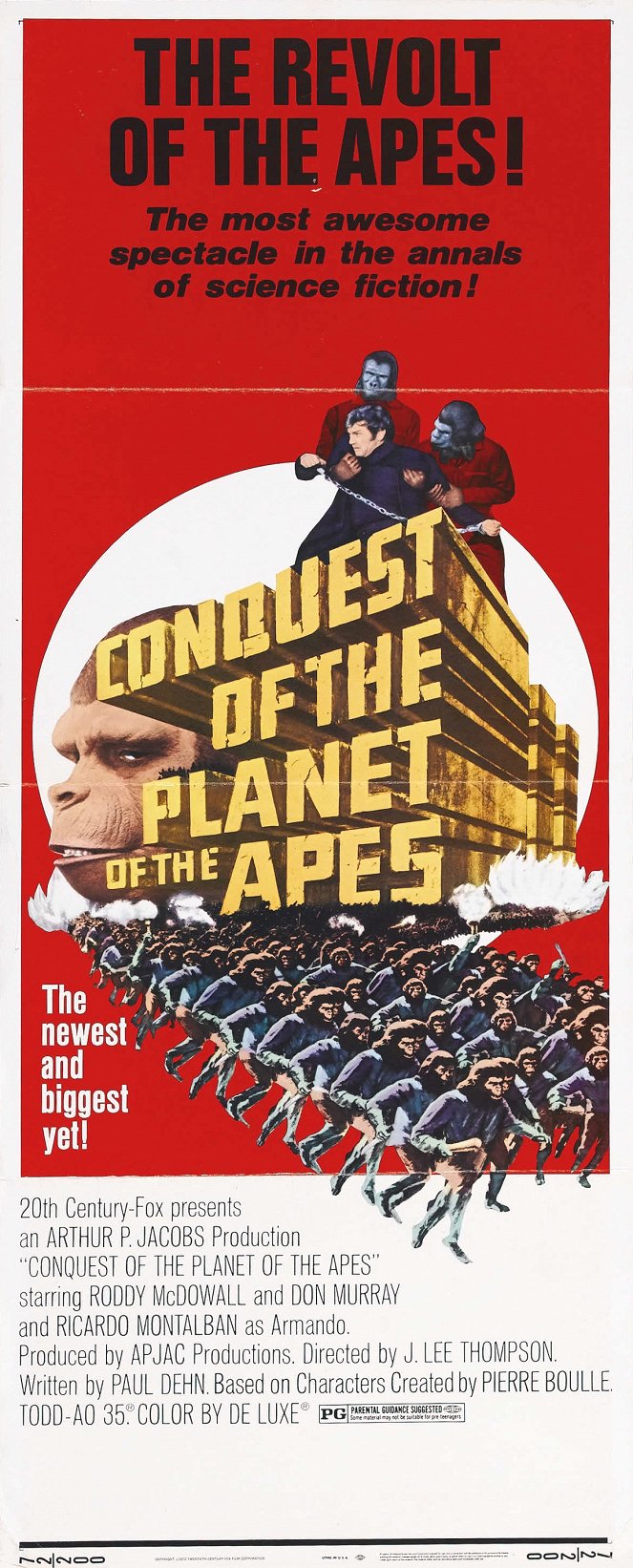 Eroberung vom Planet der Affen - Plakate