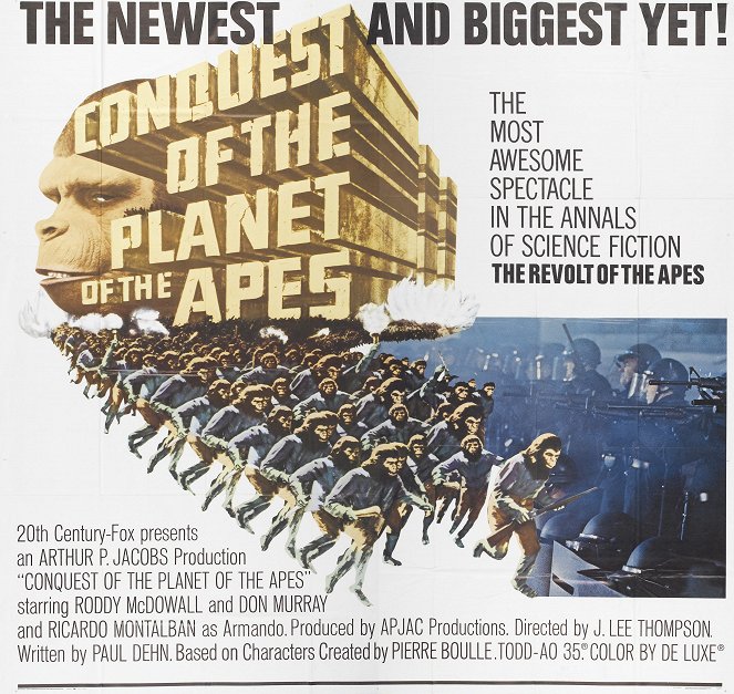 Eroberung vom Planet der Affen - Plakate