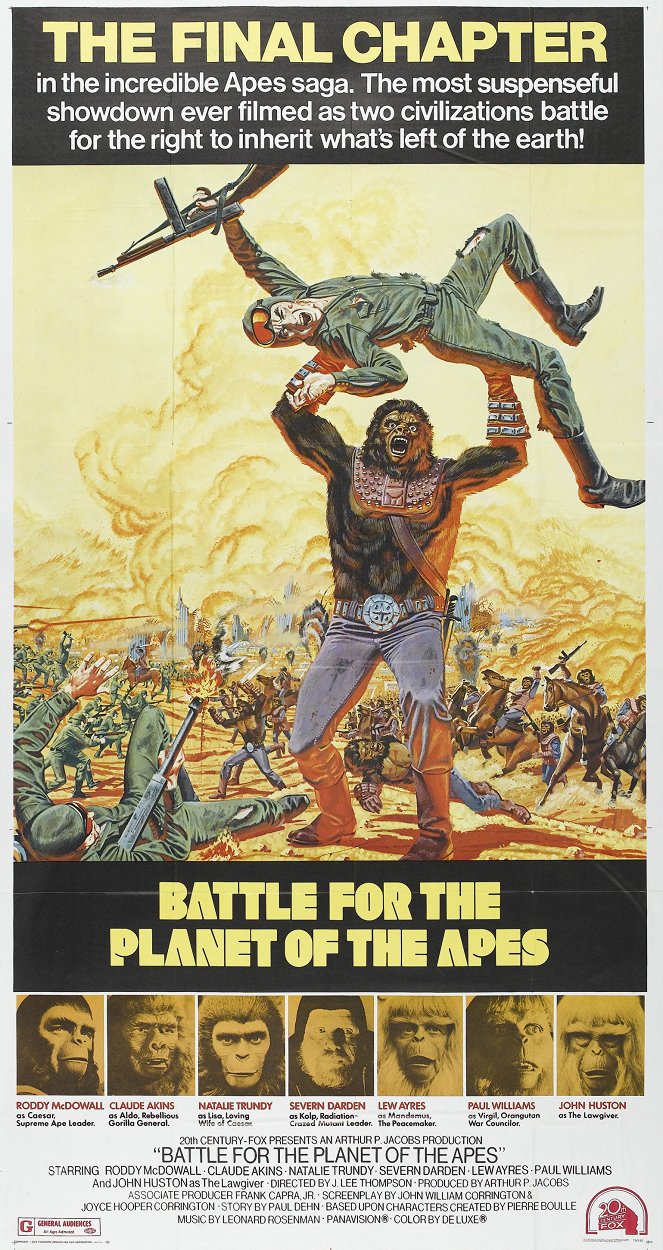 Battle for the Planet of the Apes - Posters