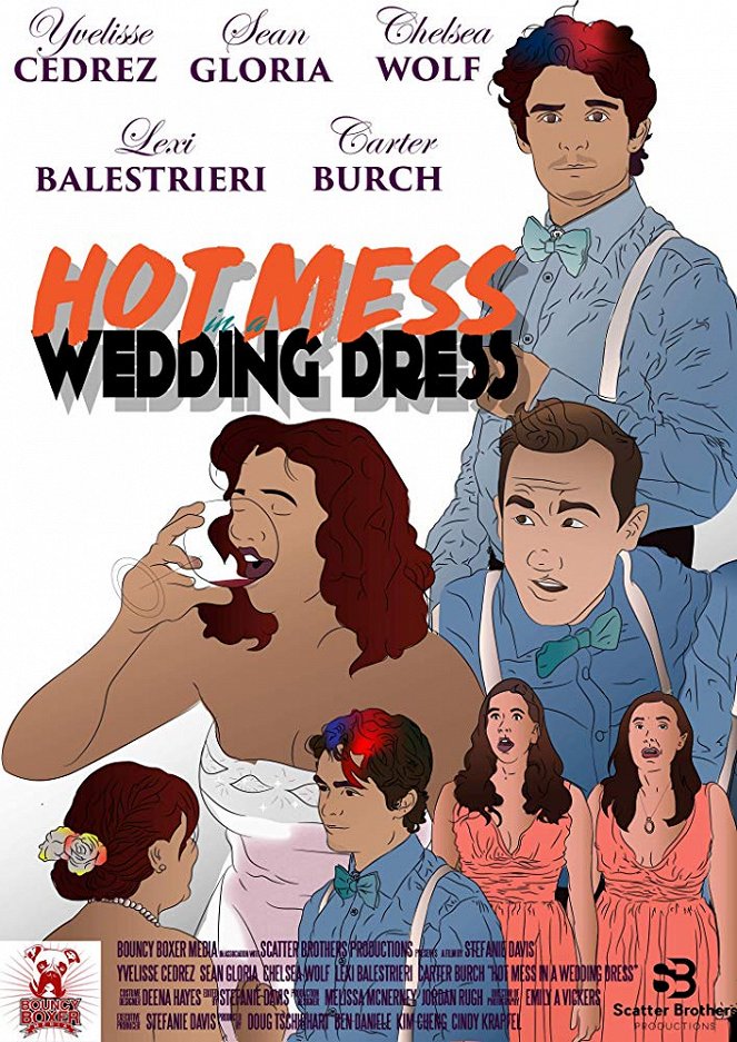 Hot Mess in a Wedding Dress - Posters